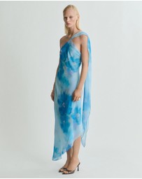 M.N.G - Cielo Asymmetrical Floral Dress
