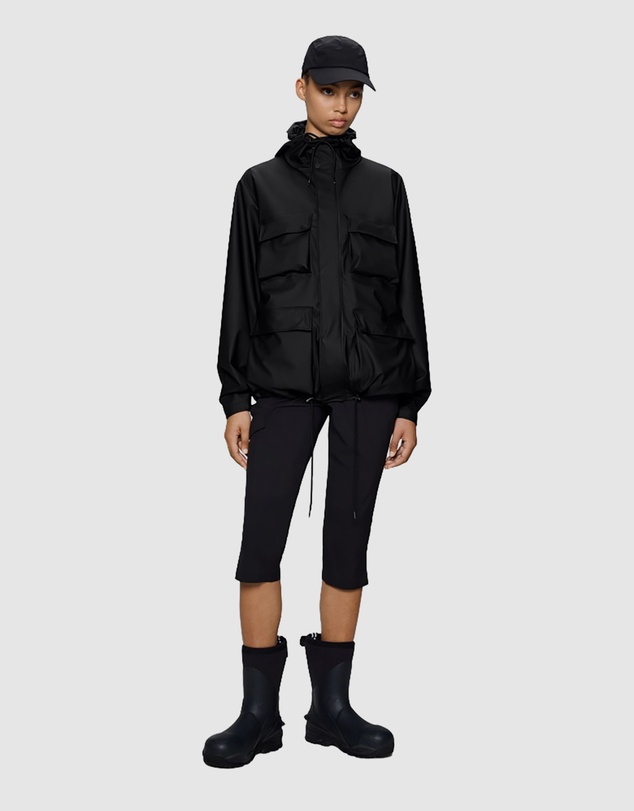 RAINS - Women's Pocket Jacket Black
