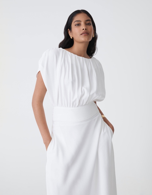 Forcast - Goulbury Tie Waist Top
