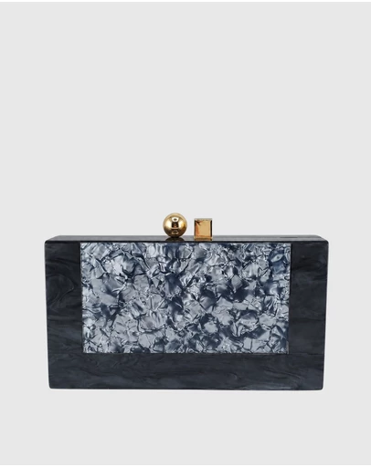 Izoa - Brooke Marble Clutch