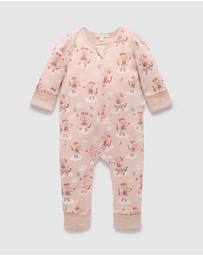 Purebaby - Thick Pyjama Sleep Growsuit -Kids-Babies