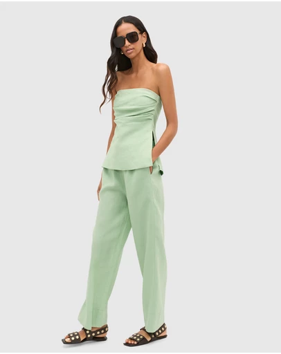 Seed Heritage - Core Linen Casual Tie Pant