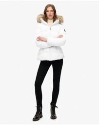 Superdry - Slim Fit Fuji Belted Puffer