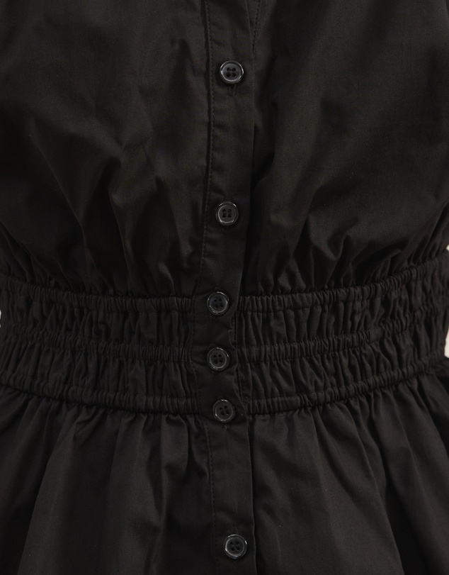 Atmos&Here - Casey Sleeveless Cotton Shirring Shirt