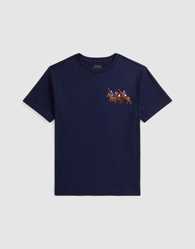Polo Ralph Lauren - Triple-Pony Cotton Jersey Tee - Teens