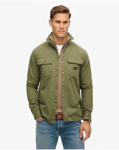Superdry - Organic Cotton Canvas Workwear Overshirt