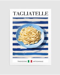 Olive et Oriel - Tagliatelle by Andreas Magnusson Art Print