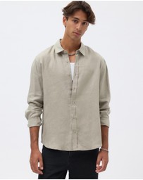AERE - Euro Resort Linen LS Shirt