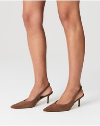Siren - Yory Slingback Kitten Heels