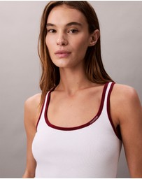 Calvin Klein Jeans - Contrast Trim Ribbed Tank Top