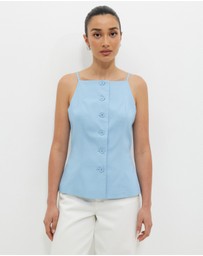 Calli - Harp Button Through Vest