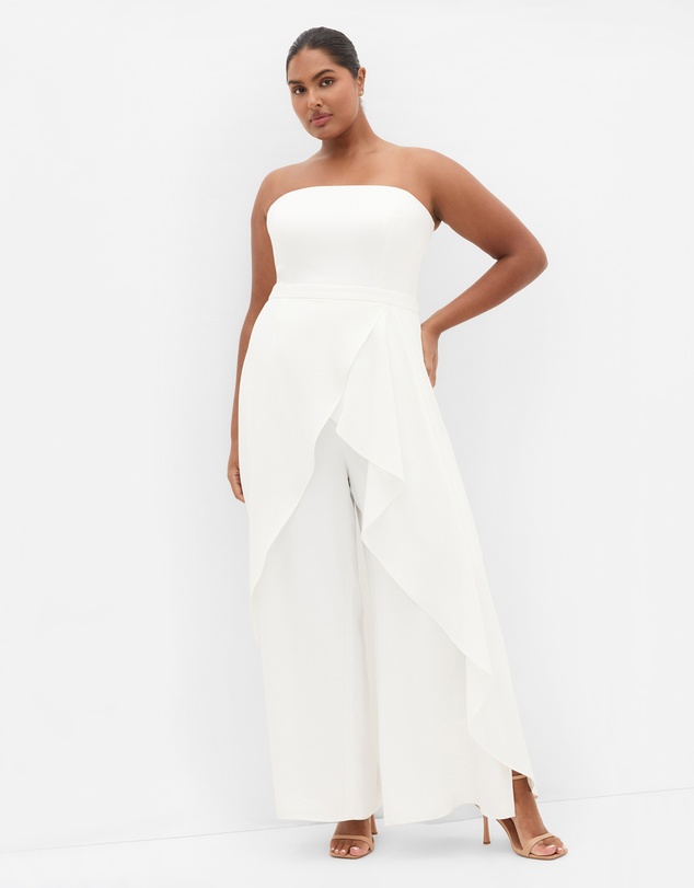 City Chic - Attract Strapless Jumpsuit