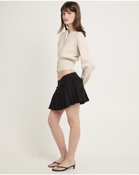 Alice In The Eve - Addison Pleated Mini Skirt