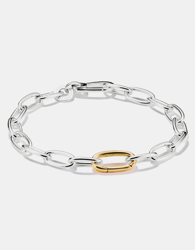 THOMAS SABO - THOMAS SABO Charm bracelet bicolour with Connect link
