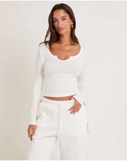 General Pants Co. Basics - Slinky Scoop Neck Long Sleeve