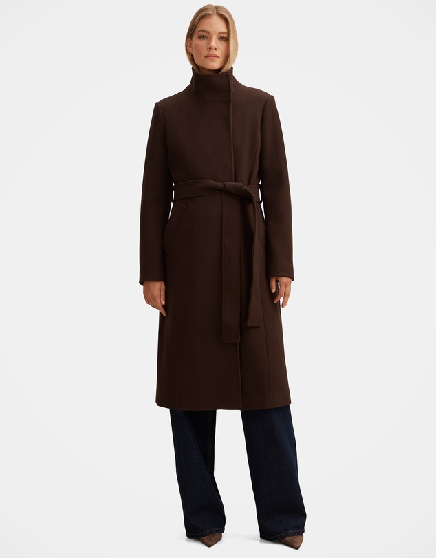 Forever New - Phoebe Funnel Neck Coat