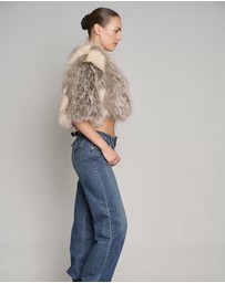 Love and Nostalgia - Little Fur Coat - Stripe