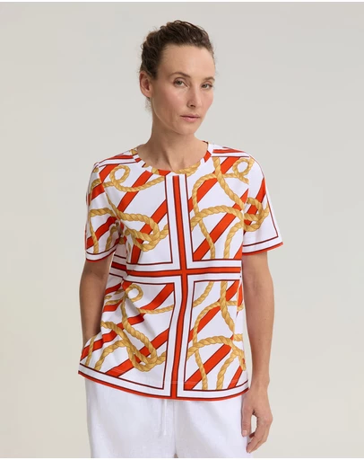Sportscraft - Clove Print Merc Tee