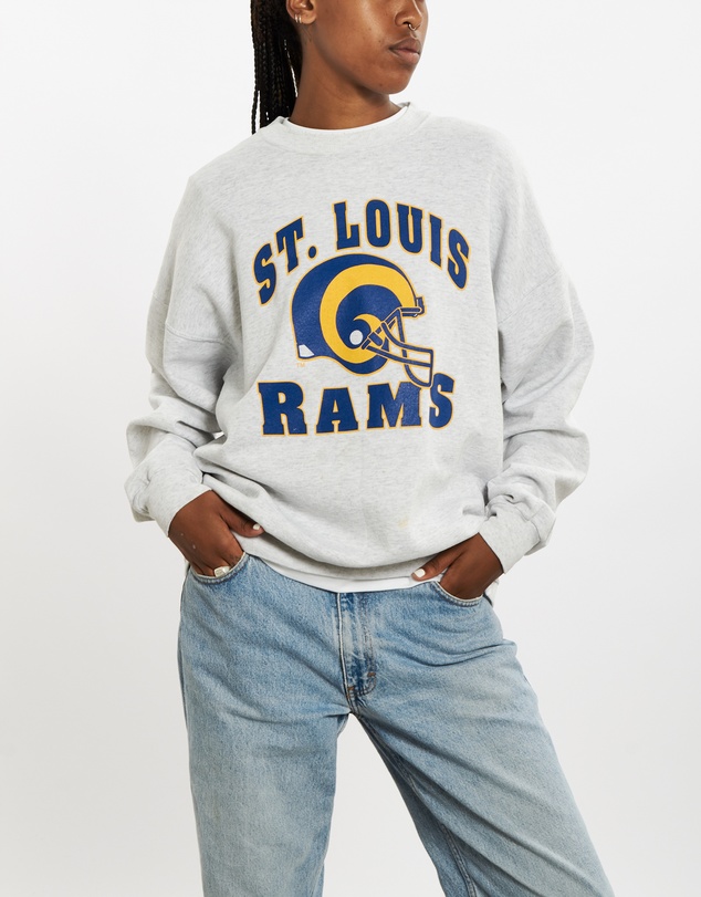 Vintage by The Real Deal - Pre Loved - 90s NFL St. Louis Rams Sweatshirt