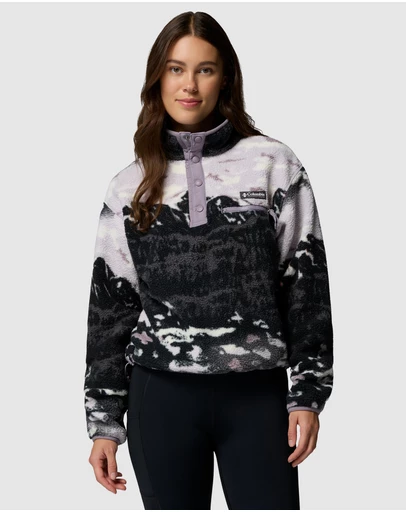 Columbia - Helvetia II Printed Cropped Half Snap Pullover
