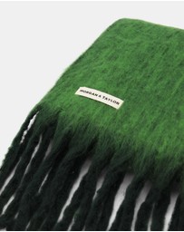 Morgan & Taylor - Cosette Chunky Two-Toned Scarf in Dark Green