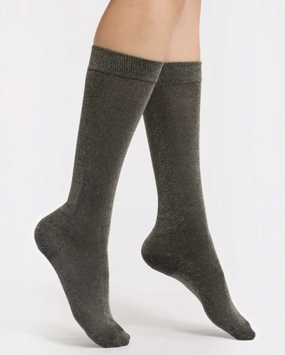 High Heel Jungle - Glitterati Tall Socks