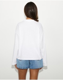 Dazie - Alana Oversized Long Sleeve Top