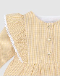 Bebe by Minihaha - Winnie Emb. Gingham Dress