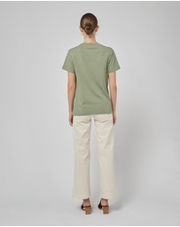 DRICOPER DENIM - Clare Oil Green Tee