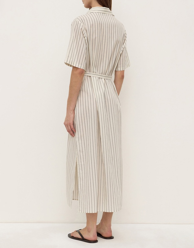 Assembly Label - Ria Stripe Midi Shirt Dress