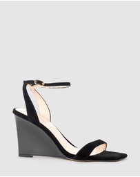 Edward Meller - SHANIA90 Single Strap Sandal on Wedge