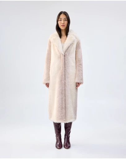 Unreal Fur - White Plains Coat