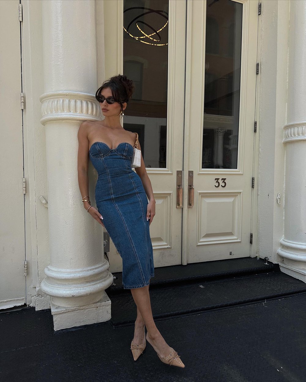 denim dress iconic Levi's Premium Women's Cotton Iconic Sleeveless Denim Dress