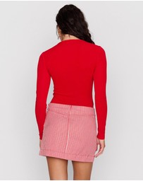 MINKPINK - Rosa Twist Front Top