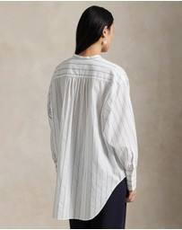 Polo Ralph Lauren - Striped Cotton Dobby Top