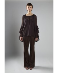 Glamorous - Multi Ruffle Long Sleeve Top