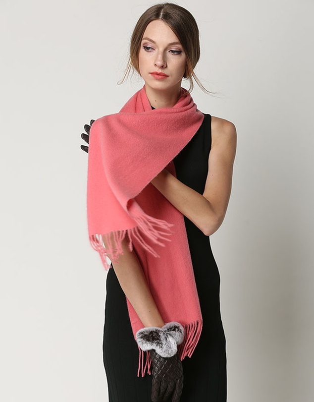 Ozwear Connection Uggs - Ugg Cashmere & Wool Scarf Watermelon