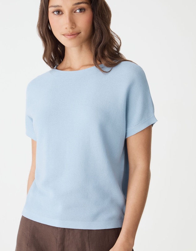 Forcast - Brandy Relaxed Cotton Knit Top