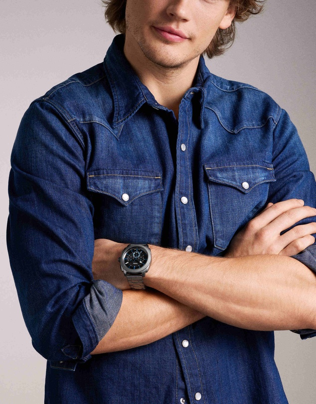 Fossil - Machine Gun-Metal Chronograph Watch