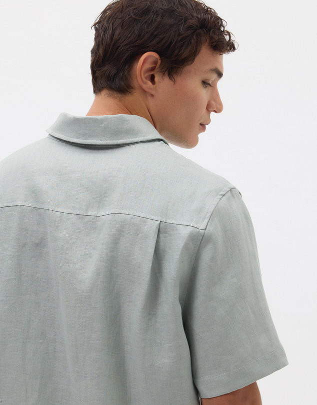 AERE - Euro Resort Linen Ss Shirt