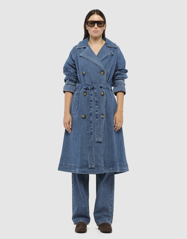 JACANDMOOKI - Dion Denim Trench Coat