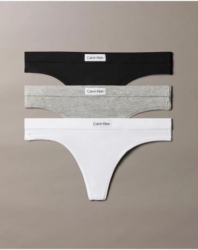 Calvin Klein - 3-Pack Classic Comfort Thongs