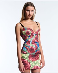 Muma World - Mixed Floral Celine Mini Dress