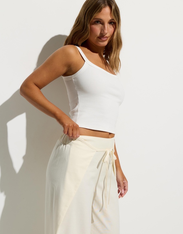 Dazie - Toni Relaxed Linen Blend Barrel Leg Pants