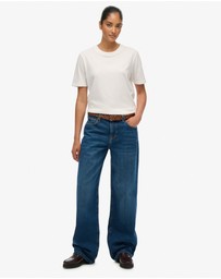 Superdry - Mid Rise Wide Leg Jean