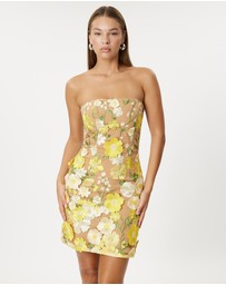 Honey and Beau - Enchanted Garden Strapless Dress
