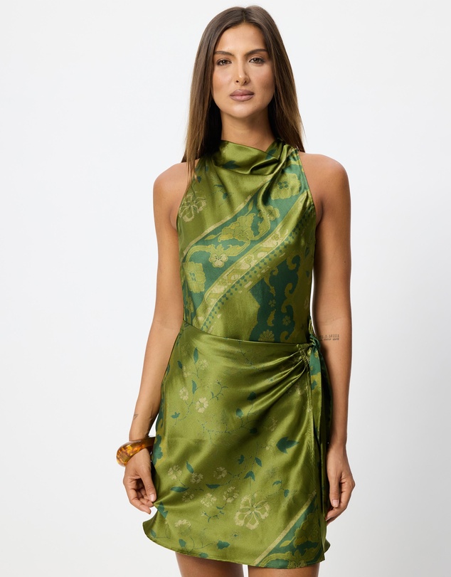 Reformation - Stelliana Silk Dress