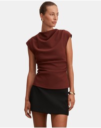 Forever New - Leenah Grown On Neck Crepe Top