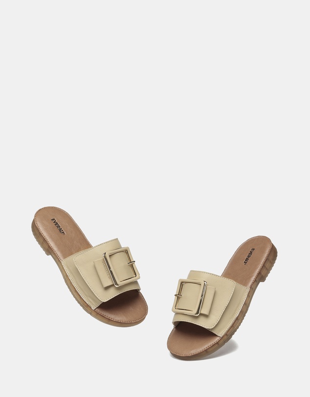 EVERAU - EverAU Ugg Bera Cow Leather Upper Sandals