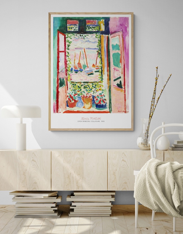 Inka Arthouse - Open Window by Henri Matisse Art Print